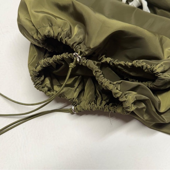 Nichole Lynel High-Waist Olive bubble Cargo Pants with Corset Waist Sz M - Picture 8 of 11